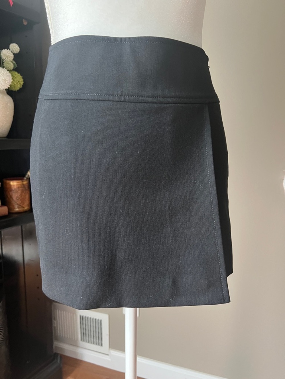 Bebe Black Mini Skirt with Clean Waistband